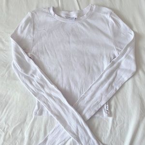 Cropped Ribbed TNA Long Sleeve